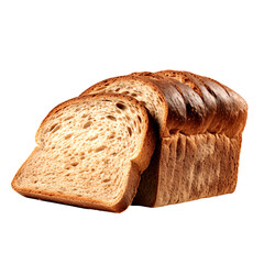 rye bread isolated