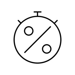 stopwatch line icon