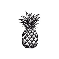 Creative Artistic Pineapple Fruit Logo Symbol