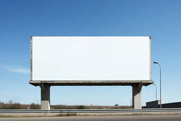 BillBoard Template Advertising Poster Real World Blank for Artwork Graphic Mockup Of Commercial Adverts street