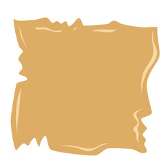 Old Paper Map Blank Vector Illustration 