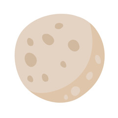 Moon Vector Illustration 