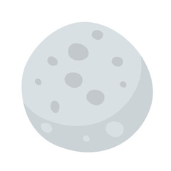 Moon Vector Illustration 