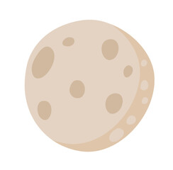 Moon Vector Illustration 