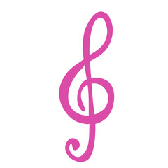 Obraz premium Vector Musical Notes Icon Illustration 