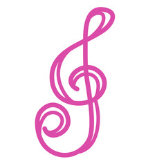 Obraz premium Vector Musical Notes Icon Illustration 