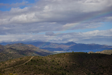 Fototapeta premium mountains and clouds