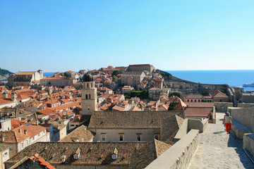 Dubrovnik with Western City Wall