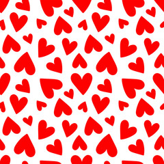seamless pattern with hearts