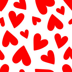 seamless pattern with hearts