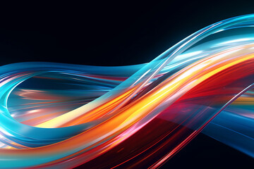 abstract graphic line motion energic, sporty, technology, 3D illustration