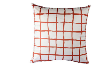 premium quality square cushion comfortable pillow isolated on white background