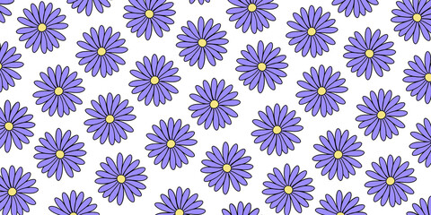 Margaritas de color azul sin fondo