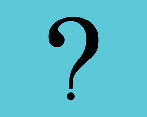 Question mark, question mark icon vector on isolated background.