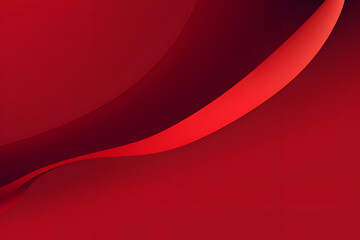 Red color gradient background design. Abstract geometric background with liquid shapes. Vector illustration.
