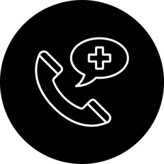 Fototapeta premium Emergency Phone Icon