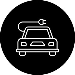 Electric Car Icon
