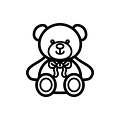 teddy bear illustration vector 