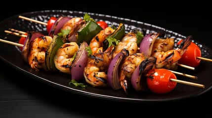 Grilled Seafood Skewers Delight