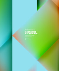 Fototapeta premium Gradient triangles vector abstract background