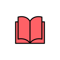 Book icon set illustration. open book sign and symbol. ebook icon