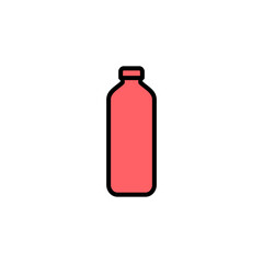 Bottle icon set illustration. bottle sign and symbol