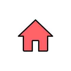 Fototapeta na wymiar Home icon set illustration. House sign and symbol