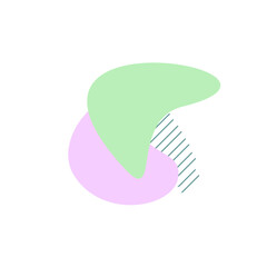 colored vector abstract blobs flat