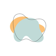 colored vector abstract blobs dynamic