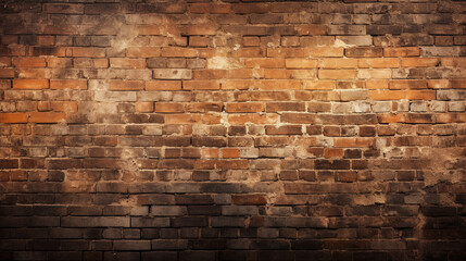 Dirty old brick wall texure background image