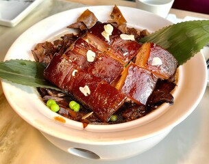 Braised pork belly
