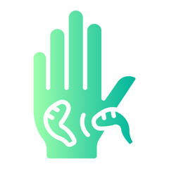 leech therapy Gradient icon