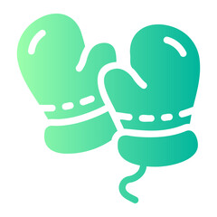 sauna mittens Gradient icon