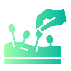 acupunture Gradient icon
