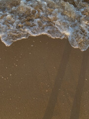 sand and water