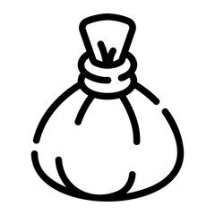 herbal massage Line Icon