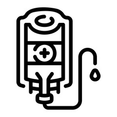 chemotherapy Line Icon