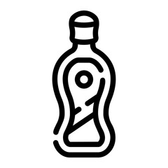 massage oil Line Icon