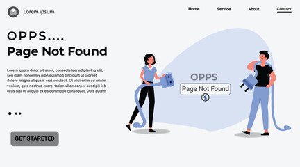 Page Not Found Landing Page