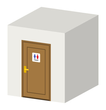 recommend clip art: 立体的なトイレ
