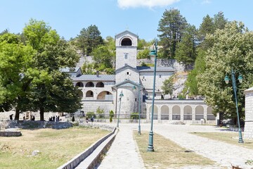 Cetinje Monastery in the old royal capital of Montenegro