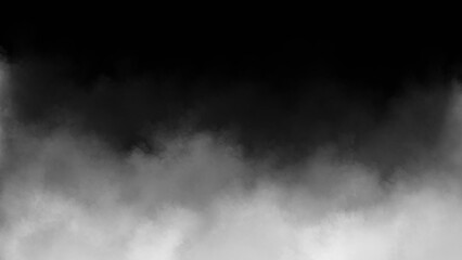 smoke on black background