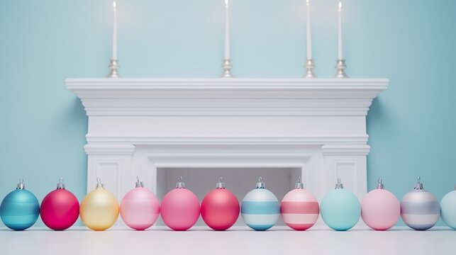 Charming Flames: Artificial Fireplaces in Pastel Tones