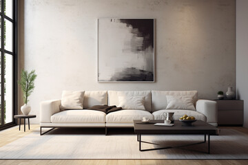Creative modern furnitures  in living room.