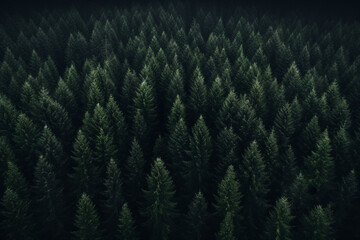 Dark Forest in the mountains