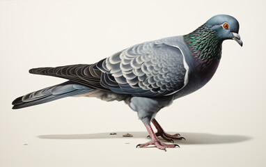Fototapeta premium Pigeon bird realistic photography