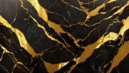 black and gold marble texture background - Minimalist marble