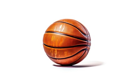 Basket ball isolated on a white background