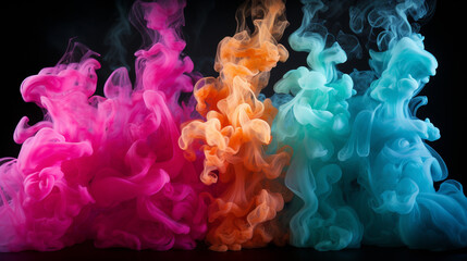 fire and smoke HD 8K wallpaper Stock Photographic Image 