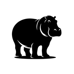 Hippo Vector Logo Art